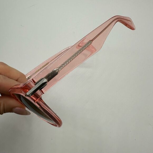 Rag & Bone Lily Cat Eye 100% UV Protection Pink Gradient 53mm Classy Feminine - Picture 7 of 12